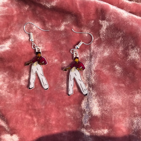 🚫SOLD ON MERCARI🚫Harry Styles Handmade Earrings - Picture 2 of 4